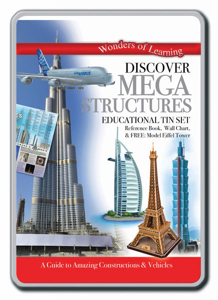 Discover Mega Structures - Educational Tin Set