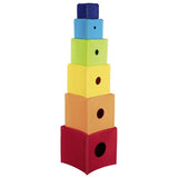 Goki - Rainbow Felt Stacking Cubes