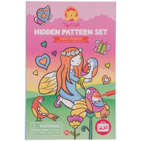 Tiger Tribe - Hidden Patterns Colouring Set - Fairy Friends