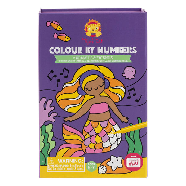 Tiger Tribe - Colour by Numbers - Mermaids and Friends