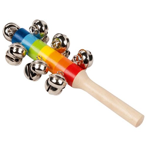 Goki - Wooden Rainbow Bell Stick