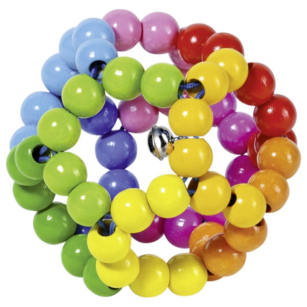 Goki - Rainbow Sensory Ball with Bell