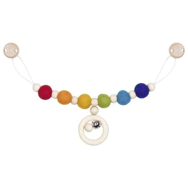 Goki - Rainbow Clip-on Pram Chain