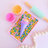 Eco Ice Cream Cone: Yellow