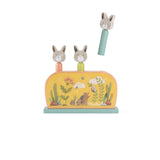 Moulin Roty - Trois Petits Lapins - Wooden Pop-up Bunnies