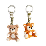 Living Textiles - Fox & Bear 2pk Stroller Toys
