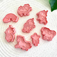 Wild Dough - Unicorns Stamp and Cutter Set