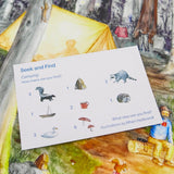 Sarah's Silks - Camping Seek & Find Playsilk - Mhairi Hellbrandt