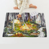 Sarah's Silks - Camping Seek & Find Playsilk - Mhairi Hellbrandt