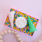 Eco Ice Cream Cone: Yellow