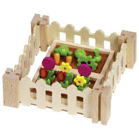 Wooden Dollhouse Furniture - Garden Accessories - 32 pcs
