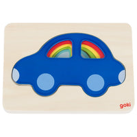 Goki - Multi-layered Jigsaw Puzzle - Car