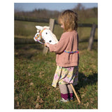 Goki - Caila - Spotted Hobby Horse With Rainbow Reins