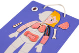 All About My Body + Emotion - Magnetic 6 Puzzle Large