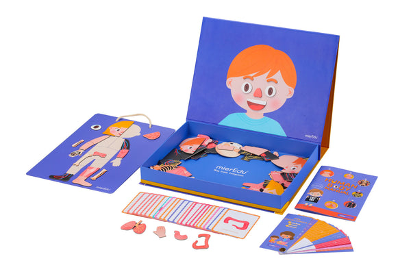 All About My Body + Emotion - Magnetic 6 Puzzle Large