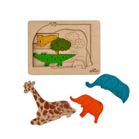Ekoplay - Jungle Animals Multi-layered Jigsaw Puzzle