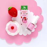 20 FREE Water Based Scented Scratch Off Kids Nail Polish: Strawberry Cupcake - Pastel Pink