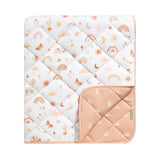 Living Textiles - Reversible Quilted 100% Organic Cotton Comforter - Bohemian Bliss