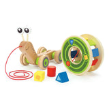Hape - Pull Along Snail Shape Sorter