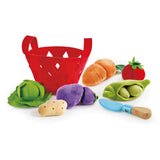 Hape - 12 piece Fabric Vegetable Basket