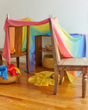 Rainbow Playcloth - 100% Cotton Montessori, Waldorf Toy