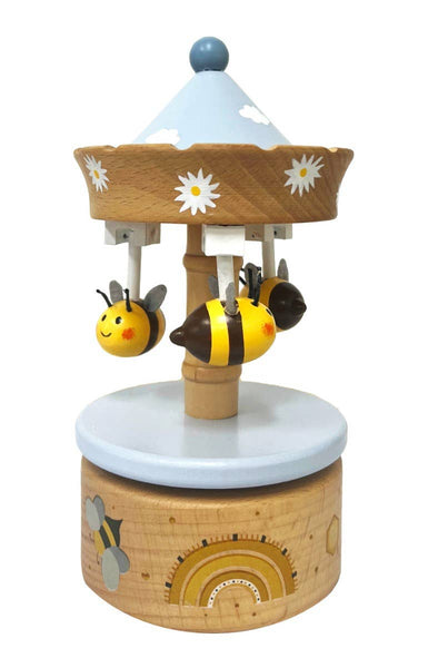 Wooden Bee Musical Carousel