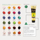 Global Colours - Acrylic Paint Set | Mixed 24 Colour Global Colours – 36ml Kit