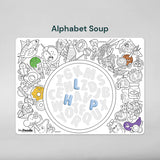 Hey Doodle - Alphabet Soup - Reusable Sensory Silicone Activity Mat