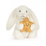 Jellycat - Bashful Bunny - Cream Bunny With Star
