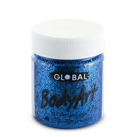 Global Colours - Liquid Face Paint - Blue Glitter 45ml