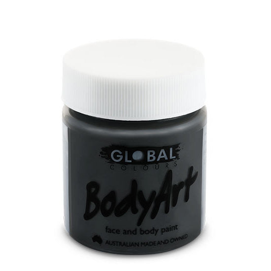Global Colours - Liquid Face Paint - Black 45ml
