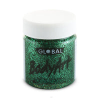 Global Colours - Liquid Face Paint - Green Glitter 45ml