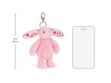Jellycat -Blushkin Blossom Bunny Bag Charm