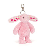 Jellycat -Blushkin Blossom Bunny Bag Charm