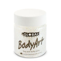 Global Colours - Liquid Face Paint - Holographic White Glitter 45ml