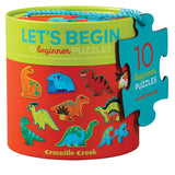Crocodile Creek - Let's Begin - 10 x 2pc Beginner Puzzles - Dinosaurs