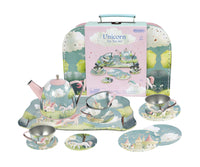 Tin Tea Set Case - Unicorn