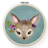 Hoop Needle Felt Kit - Fawn