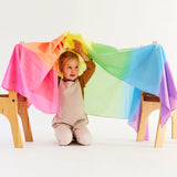 Sarah Silks - 100% Cotton Rainbow Playcloth