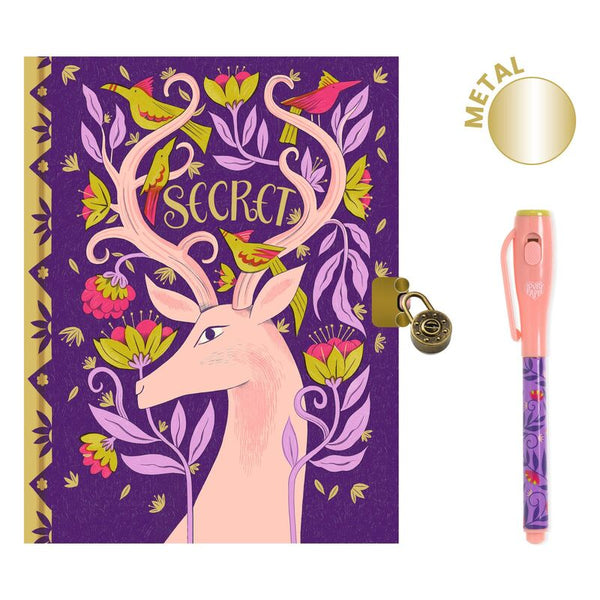 Lockable Secret Diary 'Melissa' with Magic Pen