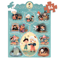 Djeco - Story Puzzle - Pinnochio