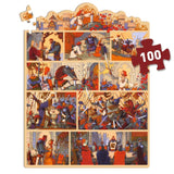 Djeco - 100pc Story Puzzle - King Arthur