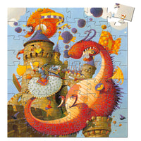 Djeco - Puzzle 54 pc - Vaillant And The Dragon