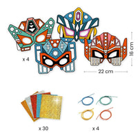 Djeco - Do It Yourself - Super Robots Masks