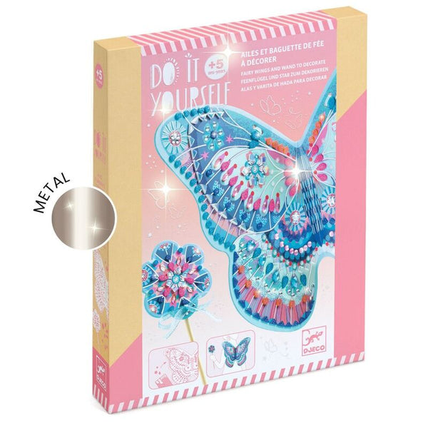 Djeco - Do It Yourself - Fairy Wings & Wand Set