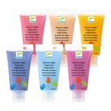 Djeco - 6 Finger Paint Tubes - Sweet