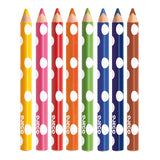 Djeco - 8 Chunky Triangular Colour Pencils