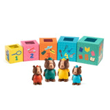 Djeco - Topanihouse Stacking Blocks with Bear Family