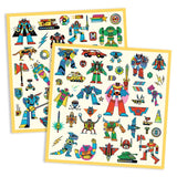 Djeco - 160 Robot Stickers