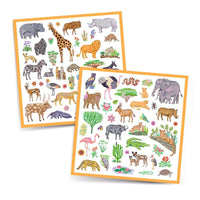 Djeco - 160 African Animal Stickers